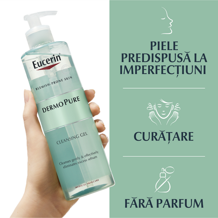 Gel de curatare Dermo Pure, 400 ml, Eucerin 650935