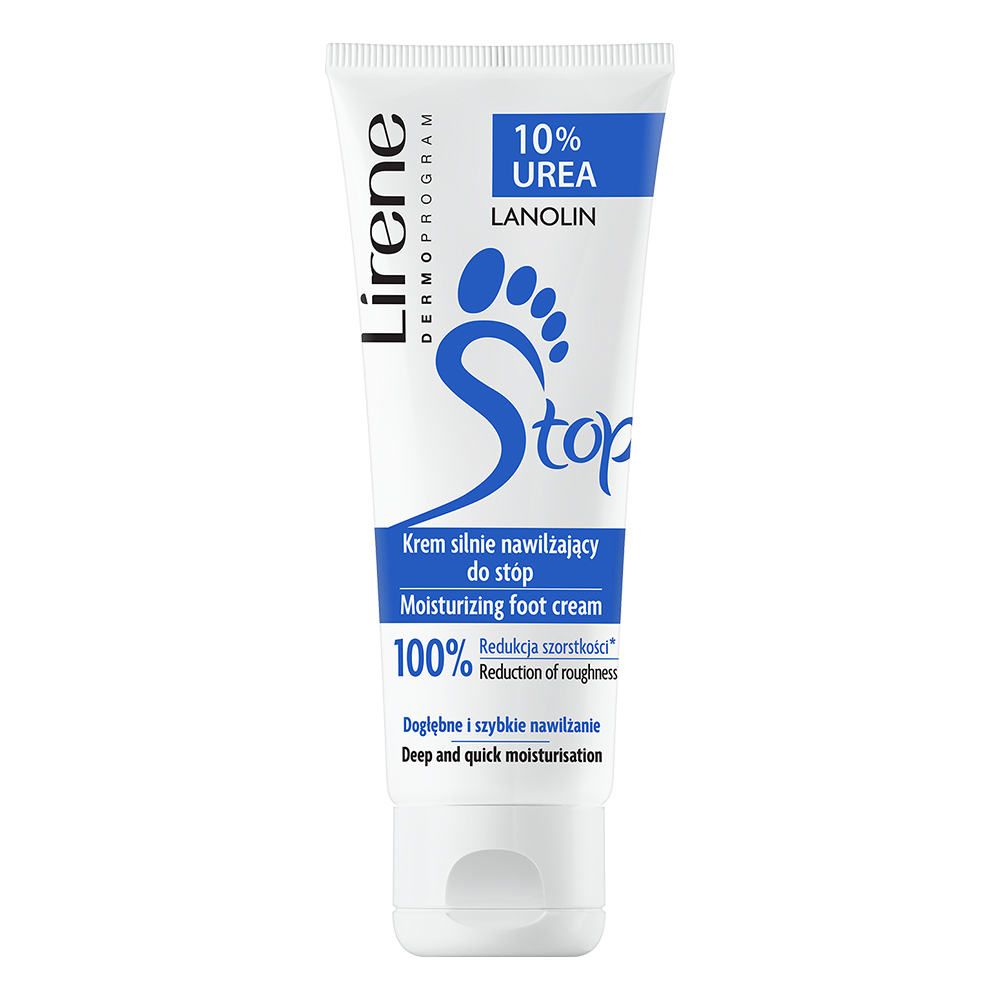 Crema hidratanta cu 10% uree pentru picioare, 75 ml, Lirene