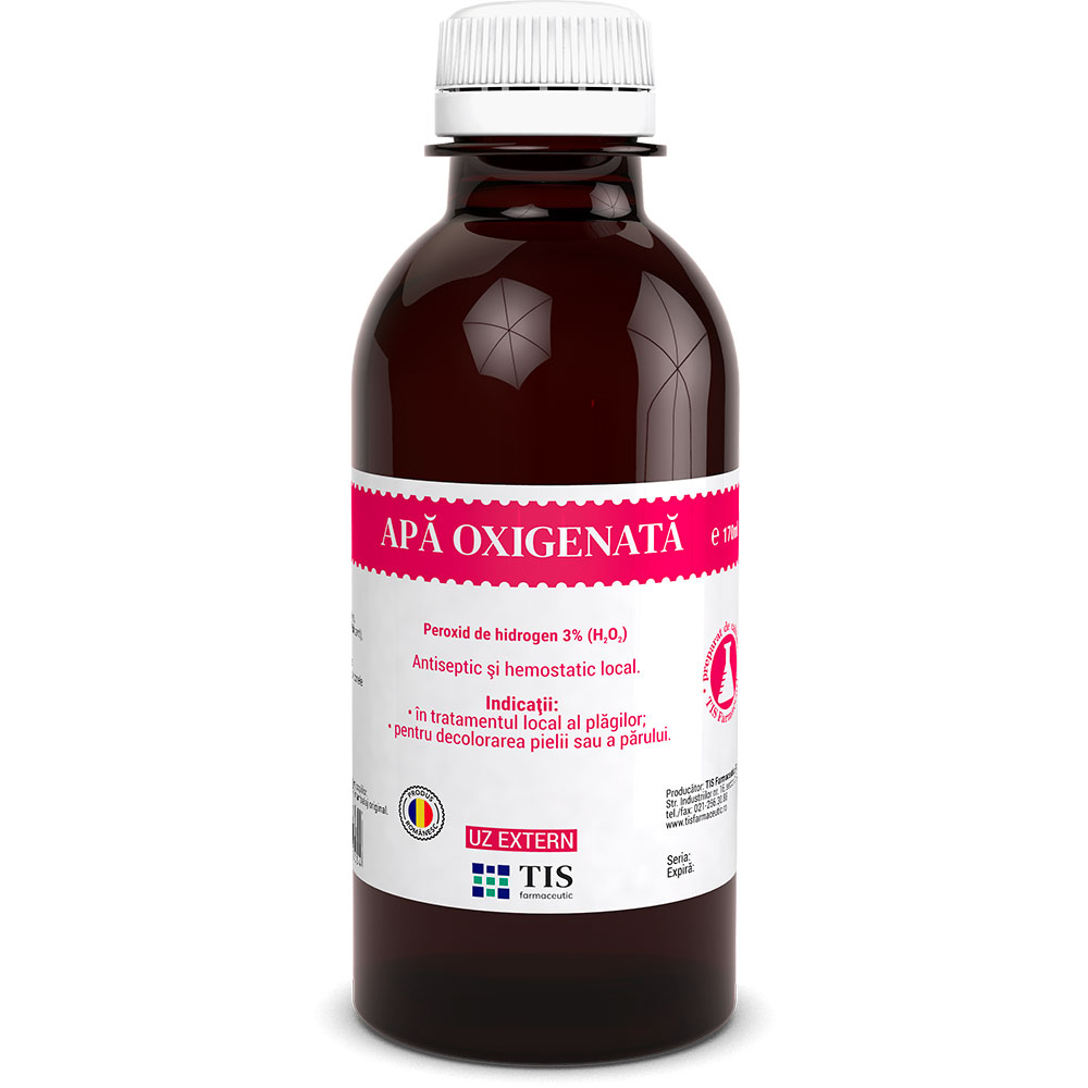 Apa oxigenata, 3%, 170 ml, Tis Farmaceutic