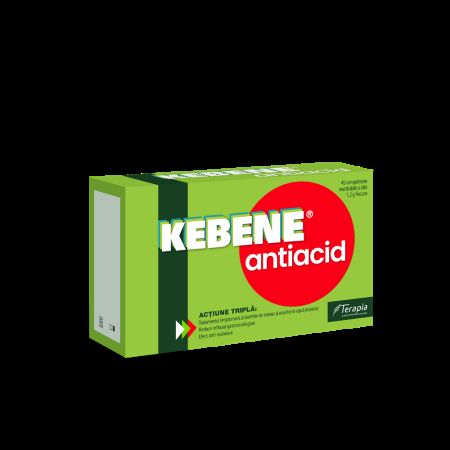 Kebene Antiacid, 40 comprimate, Terapia 651081