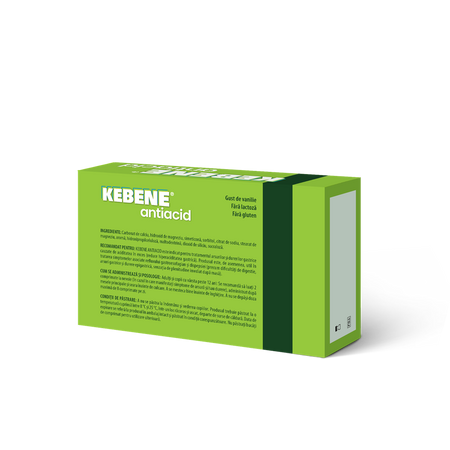 Kebene Antiacid, 40 comprimate, Terapia 651080