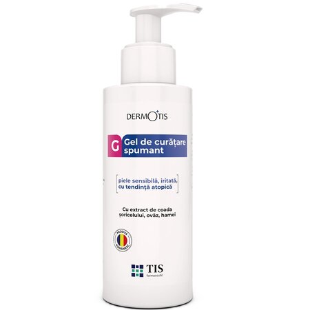 Gel de curatare spumant Dermotis, 300 ml, Tis Farmaceutic