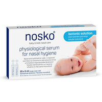 Solutie sterila pentru uz nazal si oftalmic, 20 monodoze x 5ml, Nosko