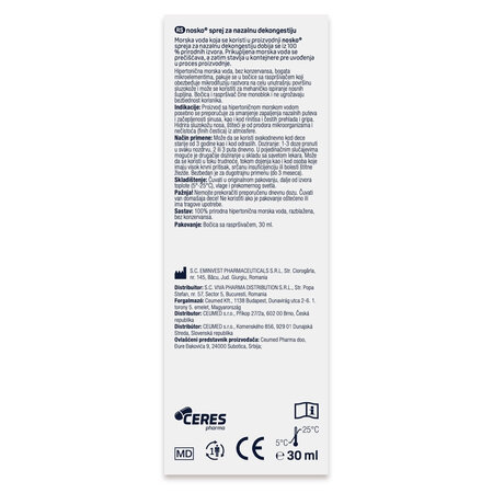 Spray pentru decongestionarea nazala, 30 ml, Nosko 708875