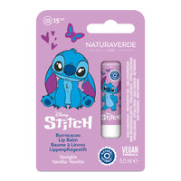 Balsam de buze cu protectie solara SPF 15 si aroma de vanilie Stitch, 5 ml, Naturaverde