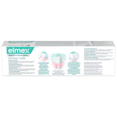 Pasta de dinti Sensitive Clinical Expert Instant Care, 75 ml, Elmex 651364