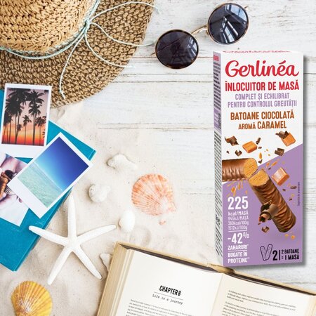 Batoane cu caramel, 62 g, Gerlinea 619679