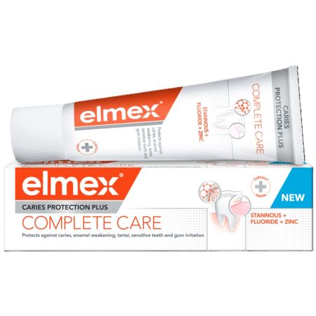 Pasta de dinti Caries Protection Plus Complete Care, 75 ml, Elmex 651379