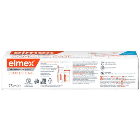 Pasta de dinti Caries Protection Plus Complete Care, 75 ml, Elmex 651380