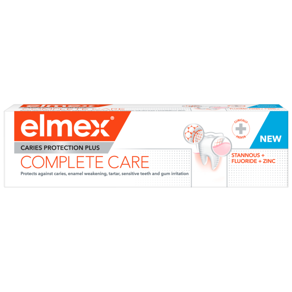 Pasta de dinti Caries Protection Plus Complete Care, 75 ml, Elmex