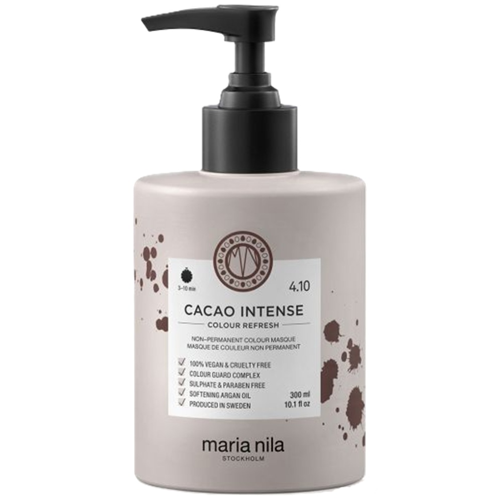 Masca de par nuantatoare Cacao Intense Colour Refresh, 300 ml, Maria Nila