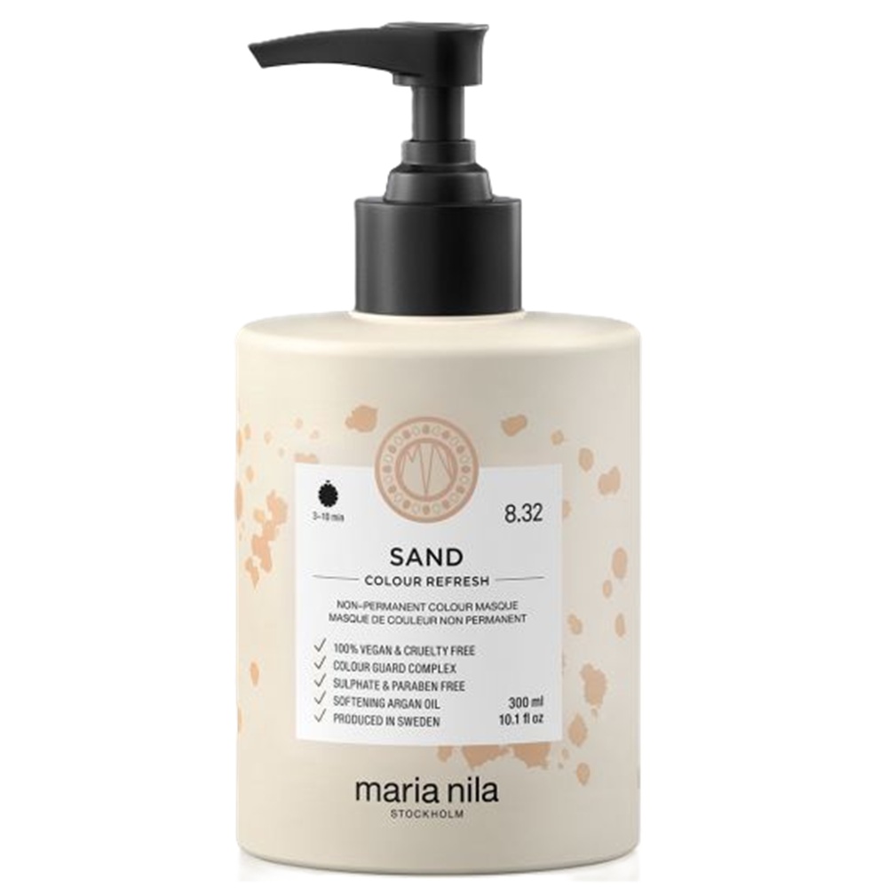 Masca de par nuantatoare Sand Colour Refresh, 300 ml, Maria Nila