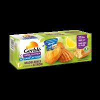 Madlene cu aroma de lamaie, fara gluten si lactoza,, 180 g, Gerble