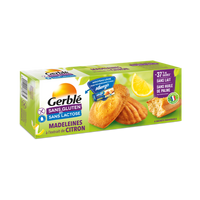 Madlene cu aroma de lamaie, fara gluten si lactoza,, 180 g, Gerble