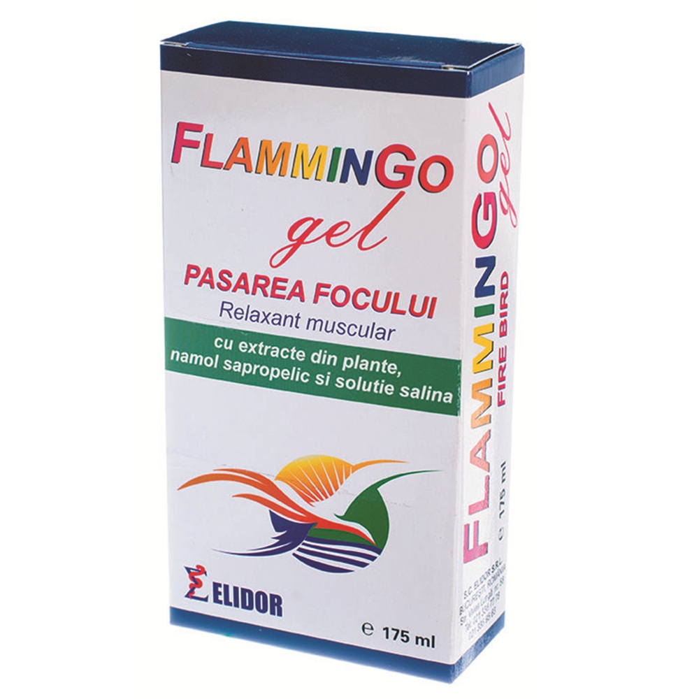 Gel relaxant muscular cu extracte din plante Flamingo, 175 ml, Elidor