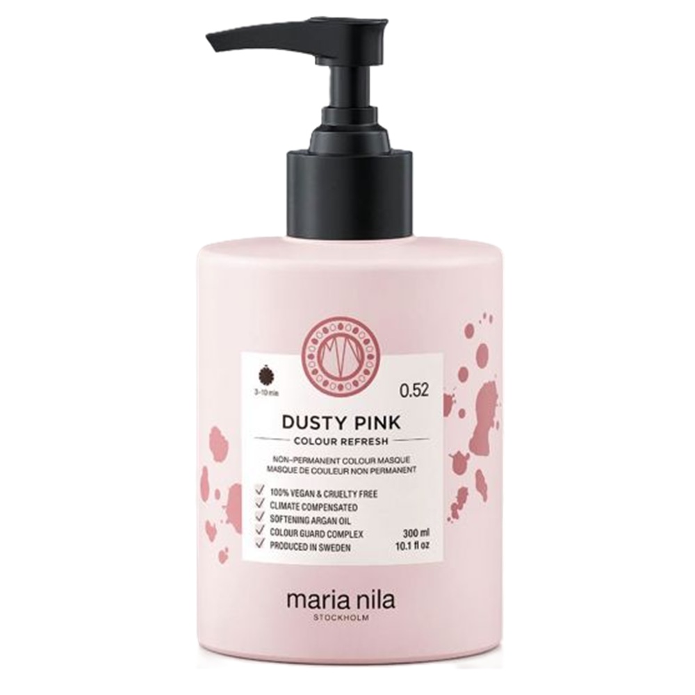 Masca de par nuantatoare Dusty Pink Colour Refresh, 300 ml, Maria Nila