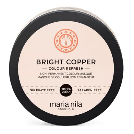 Masca de par nuantatoare Bright Copper Colour Refresh, 100 ml, Maria Nila 651615