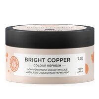 Masca de par nuantatoare Bright Copper Colour Refresh, 100 ml, Maria Nila