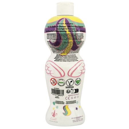 Gel de dus si sampon 2 in 1 figurina 1D Eau My Unicorn, 400 ml, Air Val 651625