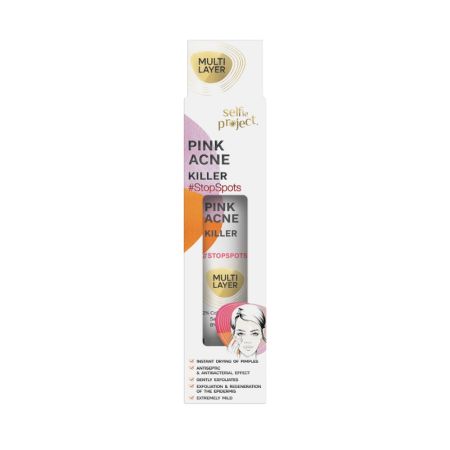 Tratament pentru inperfectiuni Pink Acne Killer, 15 ml, Selfie Project 651671