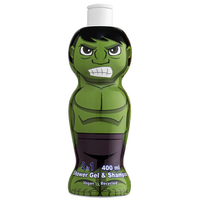 Gel de dus si sampon 2 in 1 figurina 1D Hulk, 400 ml, Air Val