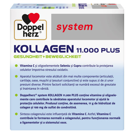 Kollagen 11.000 Plus, 30 flacoane unidoza, Doppelherz 670535