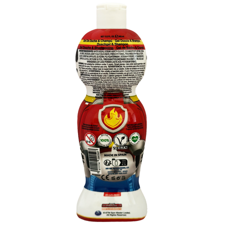Gel de dus si sampon 2 in 1 figurina 1D Paw Patrol Marshall, 400 ml, Air Val 651669
