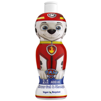 Gel de dus si sampon 2 in 1 figurina 1D Paw Patrol Marshall, 400 ml, Air Val