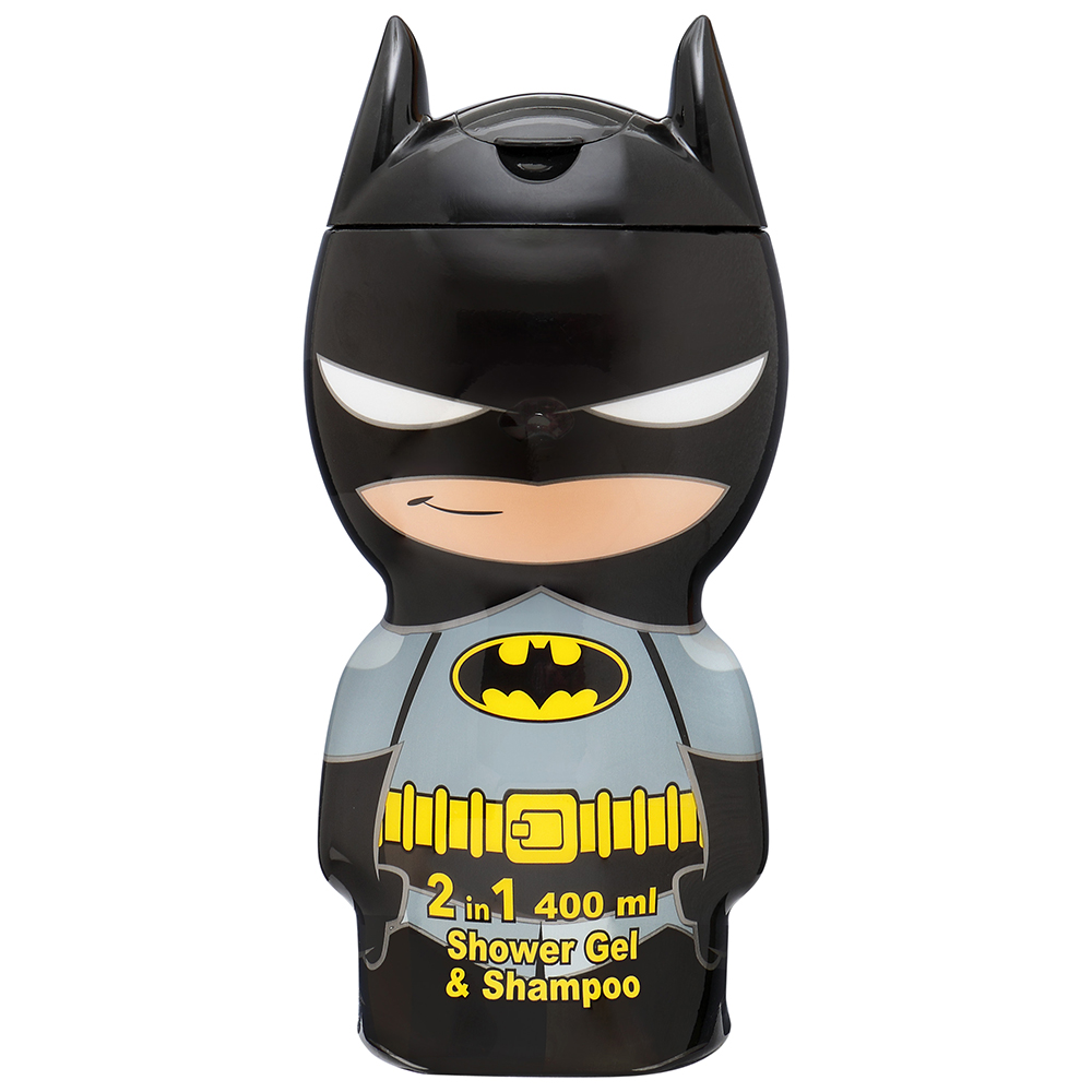 Gel de dus si sampon 2 in 1 figurina 2D Batman, 400 ml, Air Val