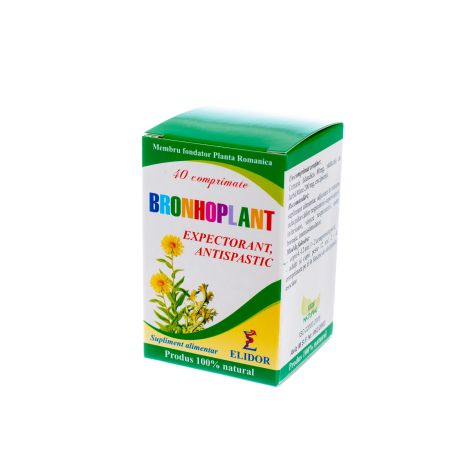 Bronhoplant, 40 comprimate, Elidor 651778
