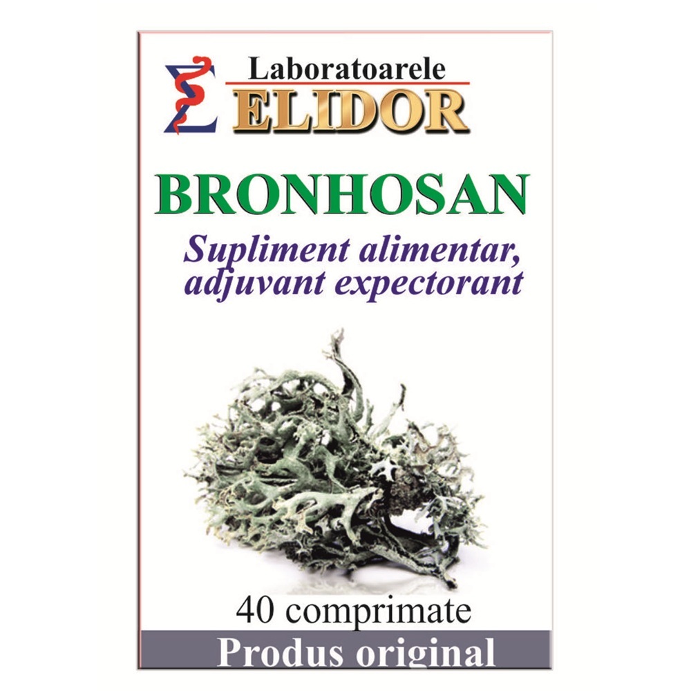 Bronhosan, 40 comprimate, Elidor