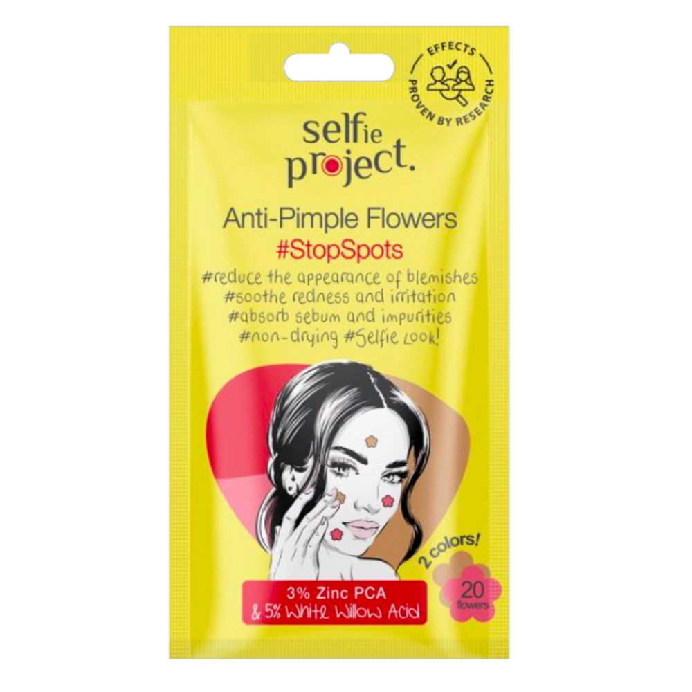 Plasturi anti cosuri Flori, 20 bucati, Selfie Project