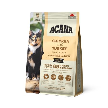 Hrana uscata pentru pisici adulte Cat Homestead Harvest, 1.8 Kg, Acana 651845