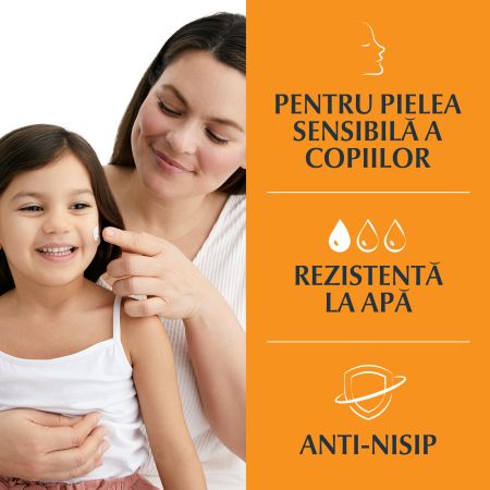 Lotiune de corp cu SPF50+ pentru copii Dry Touch, 200 ml, Eucerin 651912