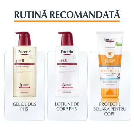 Lotiune de corp cu SPF50+ pentru copii Dry Touch, 200 ml, Eucerin 651915