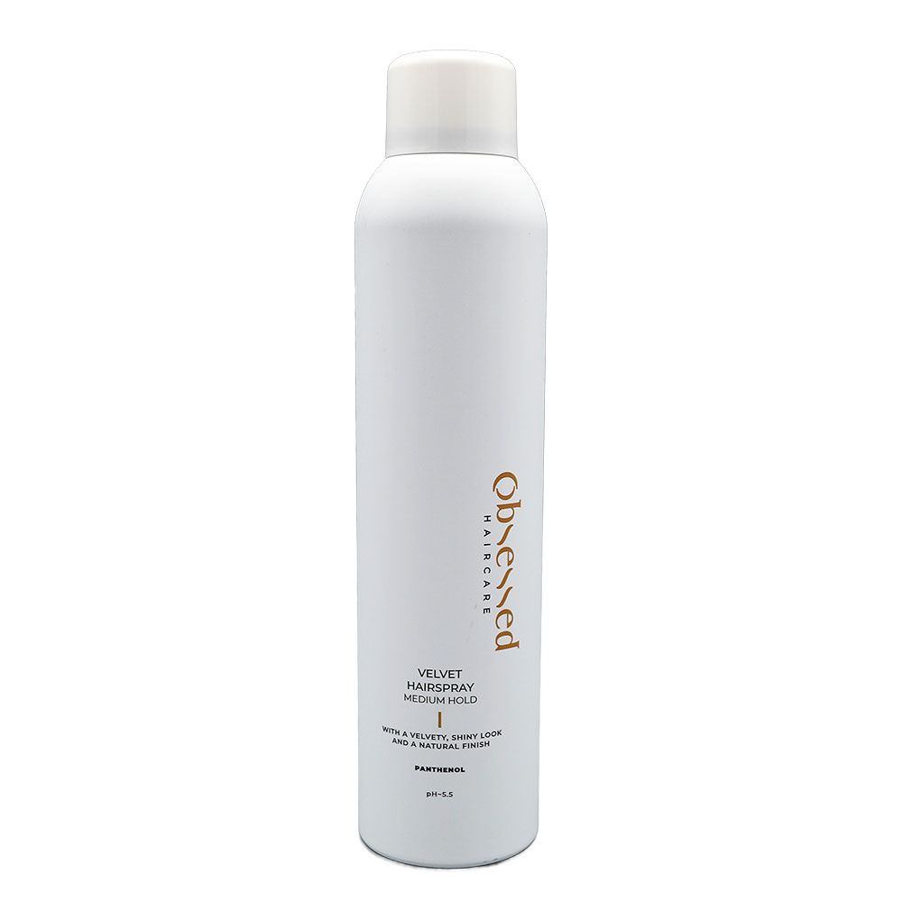 Fixativ velvet cu aerosoli si pantenol ph 5.5 Obsessed, 250 ml, IdHAIR