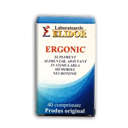 Ergonic, 40 comprimate, Elidor 651943