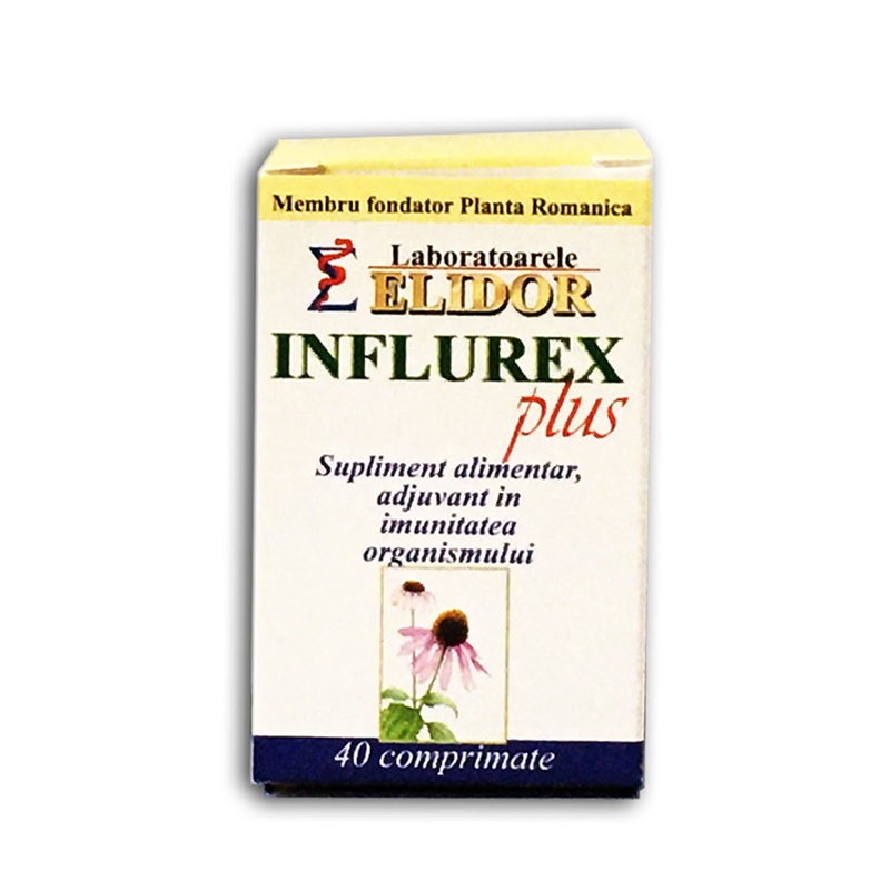 Influrex Plus, 40 comprimate, Elidor