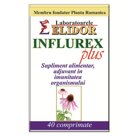 Influrex Plus, 40 comprimate, Elidor 706668