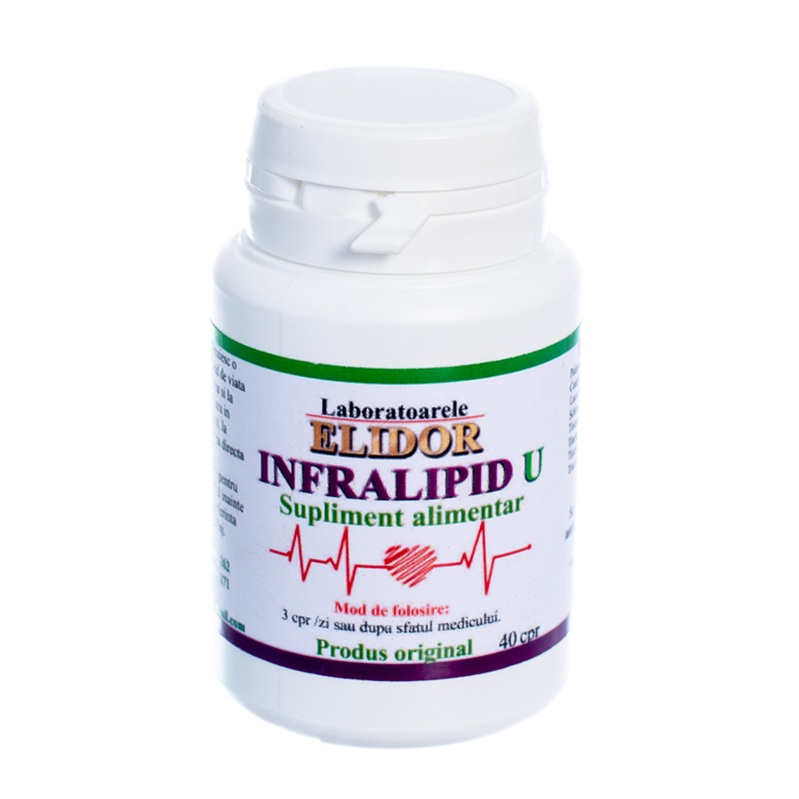 Infralipid U, 40 comprimate, Elidor