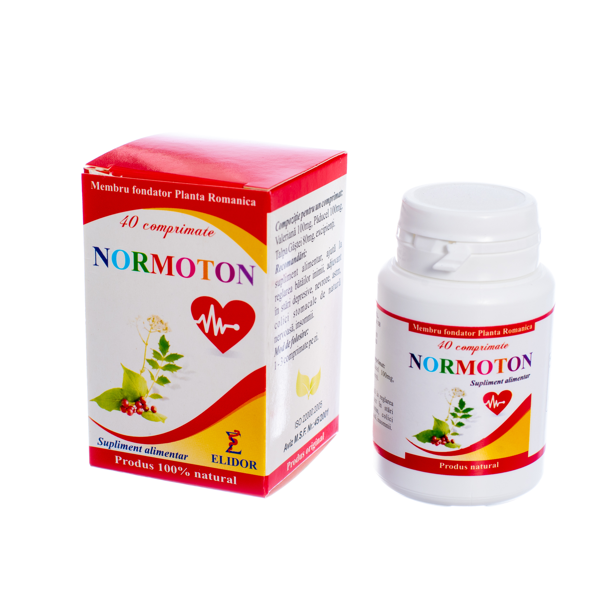 Normoton, 40 comprimate, Elidor