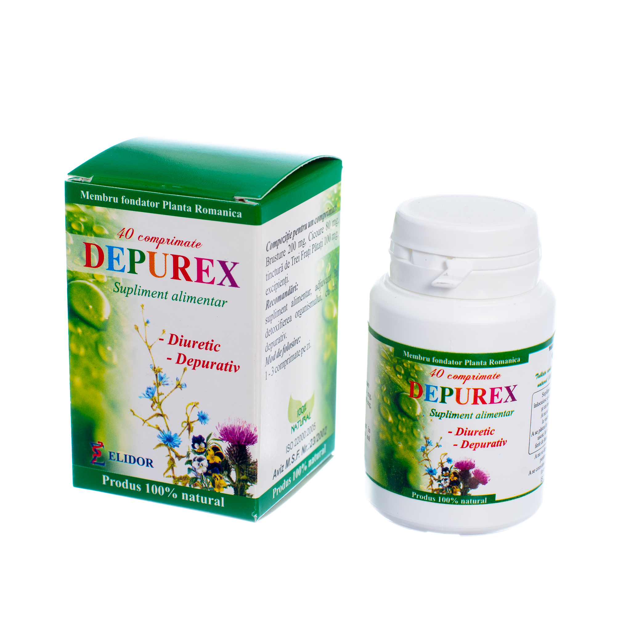 Depurex, 40 comprimate, Elidor