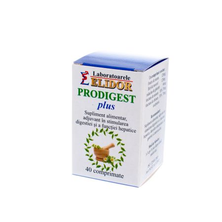 Prodigest Plus, 40 comprimate, Elidor 6424932001760 652011