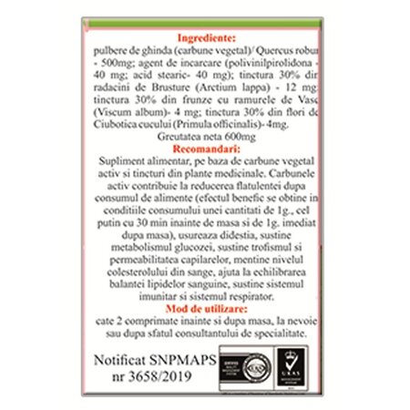 Primocarbodetox, 40 comprimate, Elidor 706648