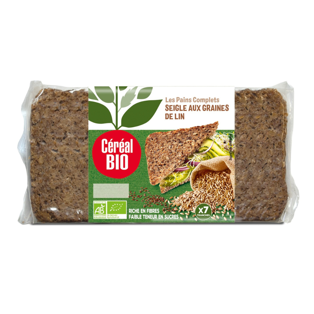 Paine de secara, ovaz si in Cereal Bio, 500 g, Nutrivita