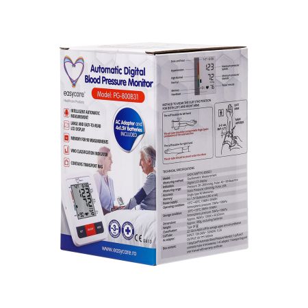 Tensiometru digital automat de brat PG-800B31, 1 bucata, Easycare 652042