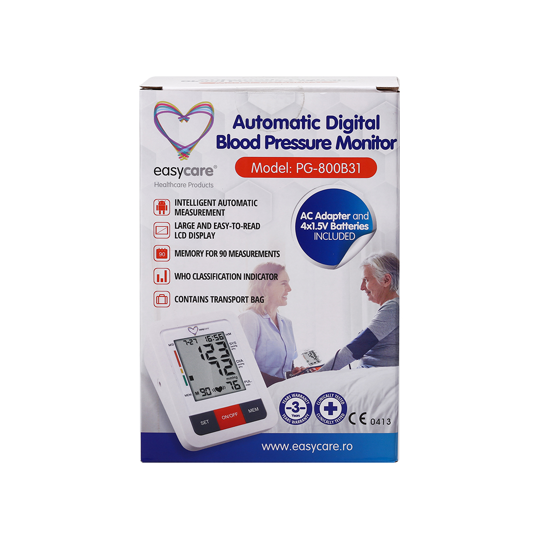 Tensiometru digital automat de brat PG-800B31, 1 bucata, Easycare