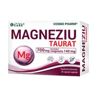 Magneziu Taurat, 30 capsule, Cosmopharm