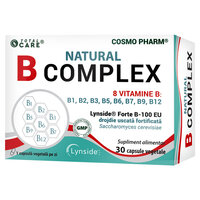 Natural B complex, 30 capsule, Cosmopharm