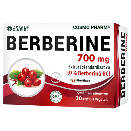 Berberina, 700 mg, 30 capsule, Cosmopharm